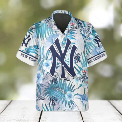 New York Yankees Hawaiian Shirt, MLB Hawaiian Shirt Gift For Fans