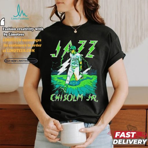 New York Yankees Jazz Chisholm Jr the electricity shirt