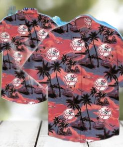 New York Yankees MLB Hawaiian Shirt, NY Yankees Hawaiian Shirt, Tropical Shirts For Men