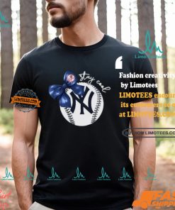 New York Yankees Stay Cool Bow Baseball Girls T Shirt