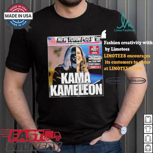New york post Kamala Harris kama kameleon t shirts