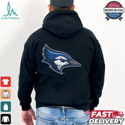 Newborn & Infant Chad & Jake Black Creighton Bluejays Mascot Logo shirt