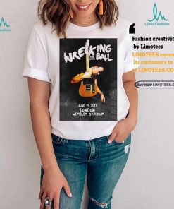 Nice Bruce springsteen london wembley stadium 2013 tour poster shirt