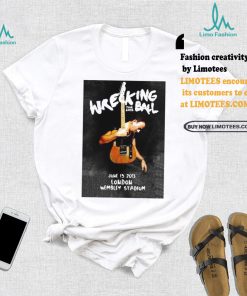 Nice Bruce springsteen london wembley stadium 2013 tour poster shirt