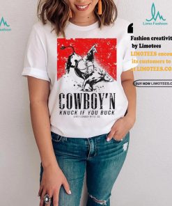 Nice Cowboy’n knuck if you buck men’s marlboro shirt