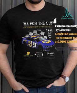 Nice Men’s Chase Elliott Hendrick Motorsports Team Collection Black 2024 NASCAR Cup Series Playoffs NAPA T Shirt