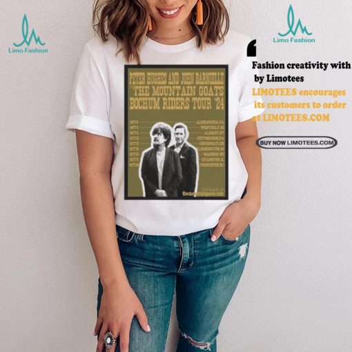 Nice The Mountain Goats Bochum Riders Tour August 2024 Shirt