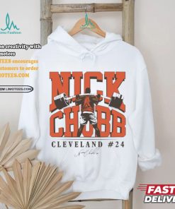 Nick Chubb Cleveland Browns football player Weightlifting signature shirt