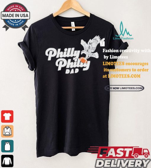 Nick Foles Wearing Philly Philly Dad Shirt