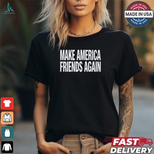 Nicole Arbour Wearing Make America Friends Again Shirt