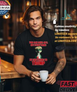 Noah Formica Wearing You Can Save 40% Off Everything By Switching To Trump Shirt