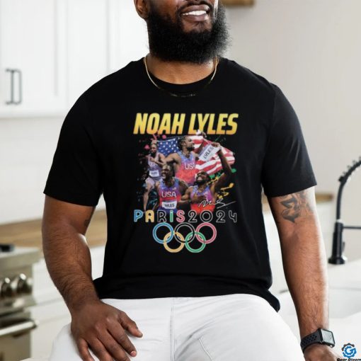 Noah Lyles Olympic Paris 2024 T Shirt