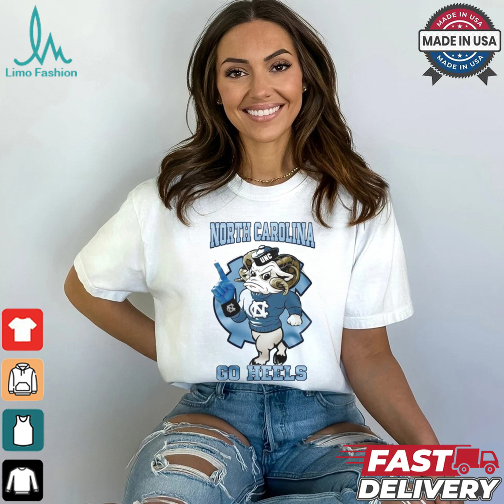 North Carolina Tar Heels Football Go Heels Blue Mascot T shirt North Carolina Tar Heels Football Go Heels Blue Mascot T shirt