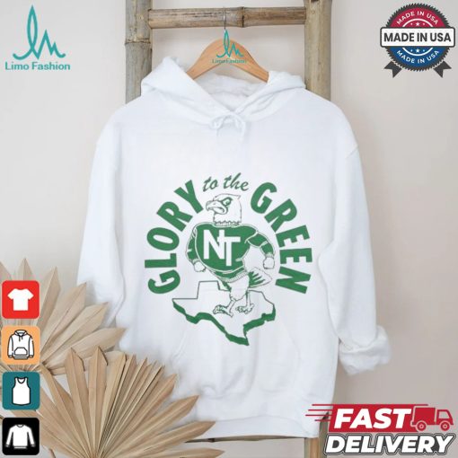 North Texas Mean Green Football Glory To The Green Eagles Mascot T shirts