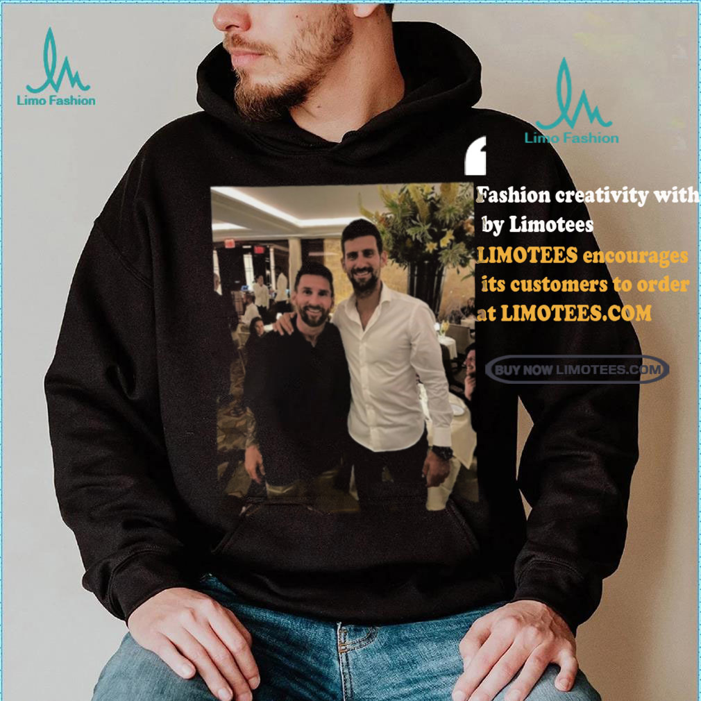Novak Djokovic And Lionel Messi Goat Photo 2024 shirt Novak Djokovic And Lionel Messi Goat Photo 2024 shirt