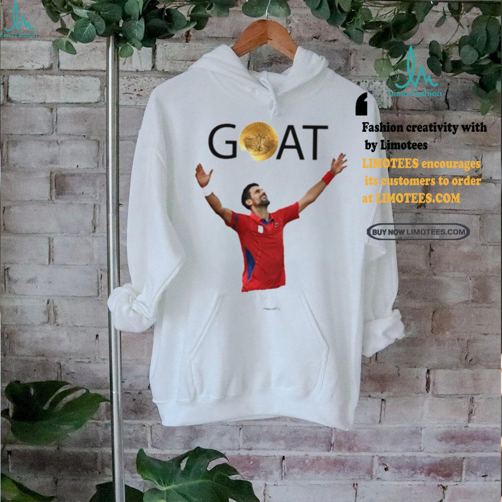 Novak Djokovic Goat Olympics Paris gold medal shirt Novak Djokovic Goat Olympics Paris gold medal shirt