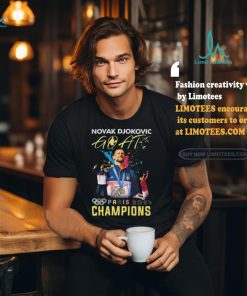 Novak Djokovic Goat Paris Olympic 2024 Champions Signature T shirt, hoodie, sweater, long sleeve and tank top Novak Djokovic Goat Paris Olympic 2024 Champions Signature T shirt