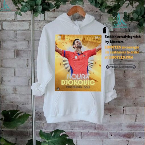 Novak Djokovic Paris Olympics 2024 men’s singles gold shirt