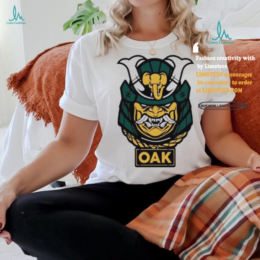 Oakland Athletics Baseball Samurai Logo Shirt