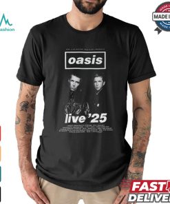 Oasis Band Reunion Tour 2025 Shirt