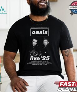 Oasis Band Reunion Tour 2025 Shirt