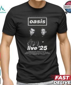 Oasis Band Reunion Tour 2025 Shirt