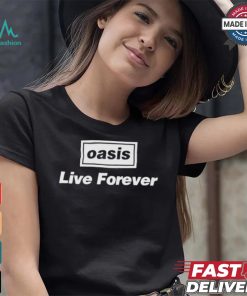 Oasis Live Forever T shirt