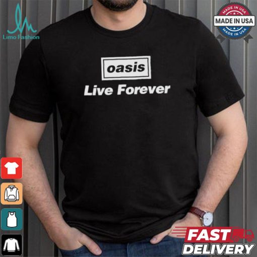 Oasis Live Forever T shirt