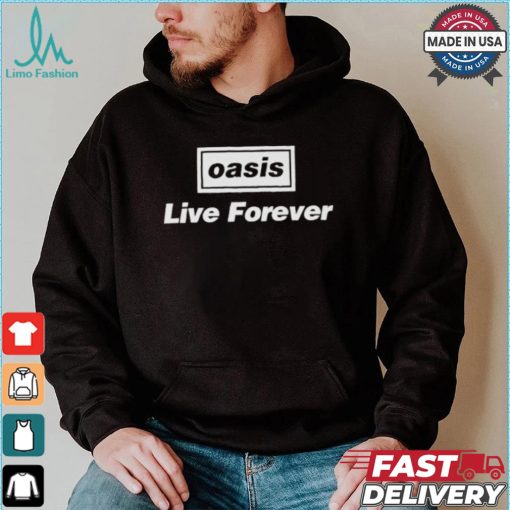 Oasis Live Forever T shirt