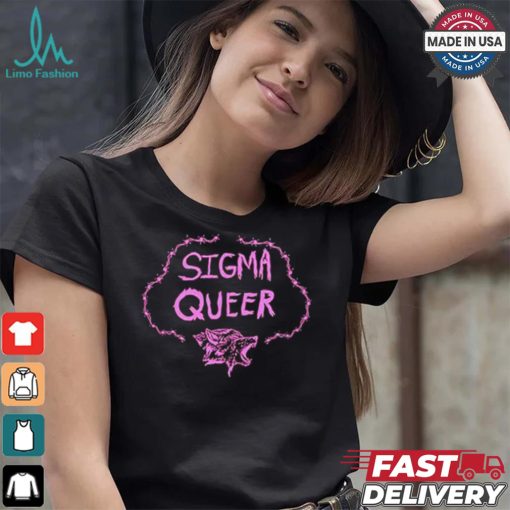 Oat Milk Lady Sigma Queer Wolf T Shirt