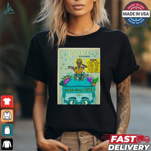 Oddisee Europe Tour 2024 Poster Shirt
