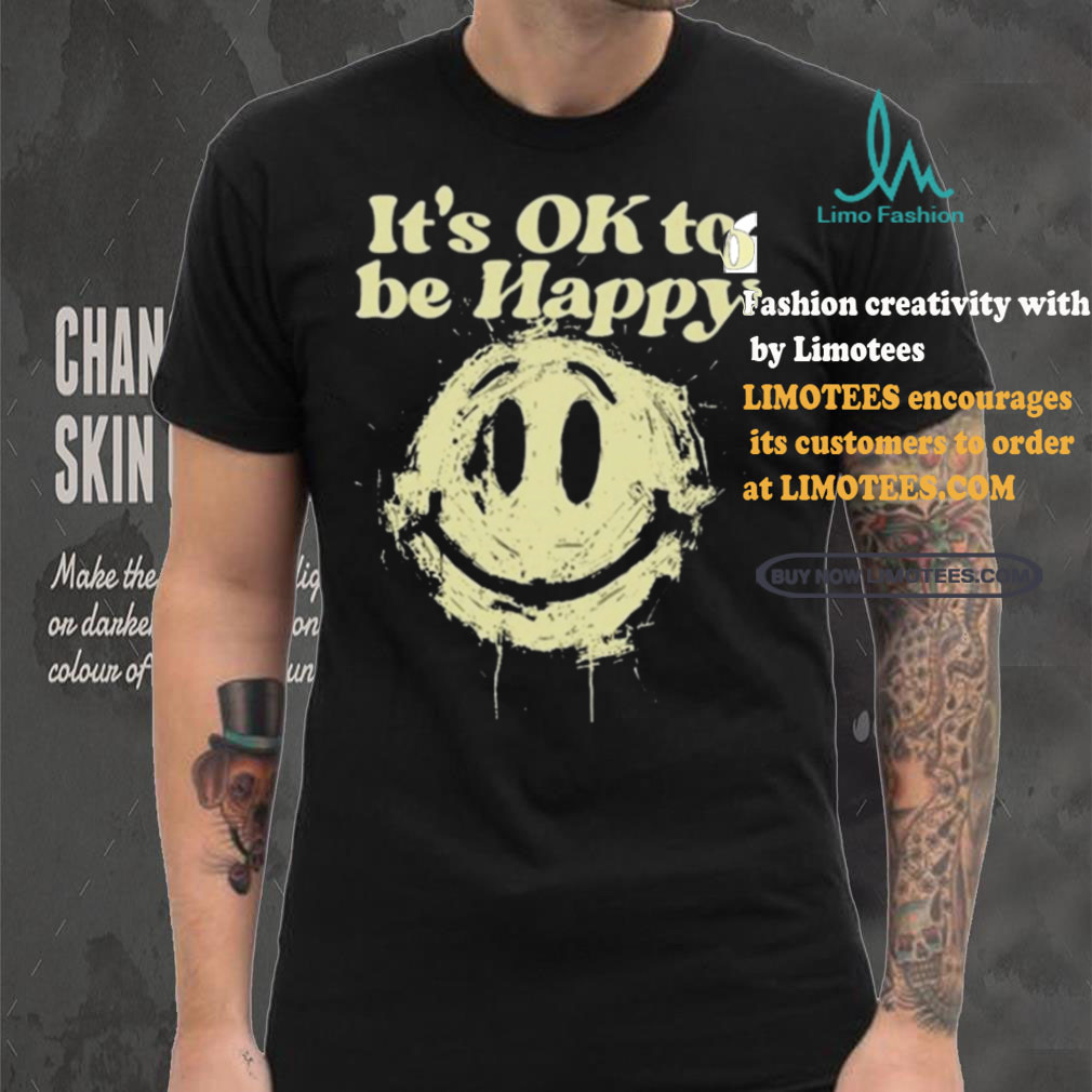 Official 2024 DJ KHALED It’S Ok To Be Happy Distorted Black Shirt Official 2024 DJ KHALED It’S Ok To Be Happy Distorted Black Shirt