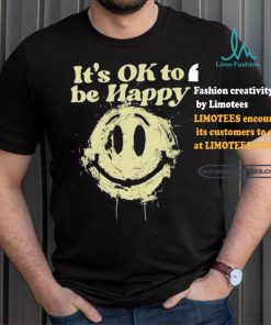 Official 2024 DJ KHALED It’S Ok To Be Happy Distorted Black Shirt