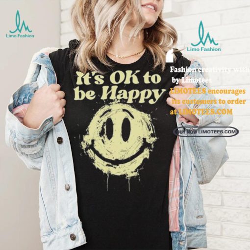 Official 2024 DJ KHALED It’S Ok To Be Happy Distorted Black Shirt