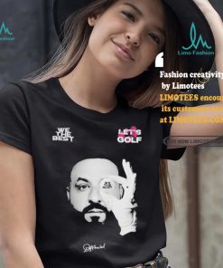 Official 2024 DJ KHALED Let’s Golf Black Photo Shirt