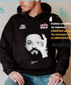 Official 2024 DJ KHALED Let’s Golf Black Photo Shirt