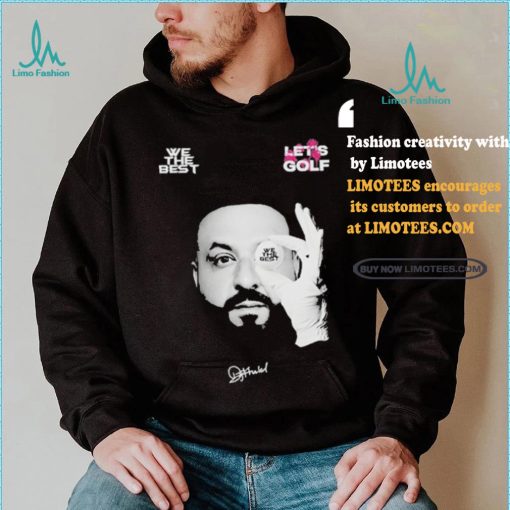 Official 2024 DJ KHALED Let’s Golf Black Photo Shirt