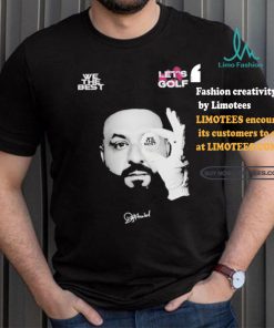 Official 2024 DJ KHALED Let’s Golf Black Photo Shirt