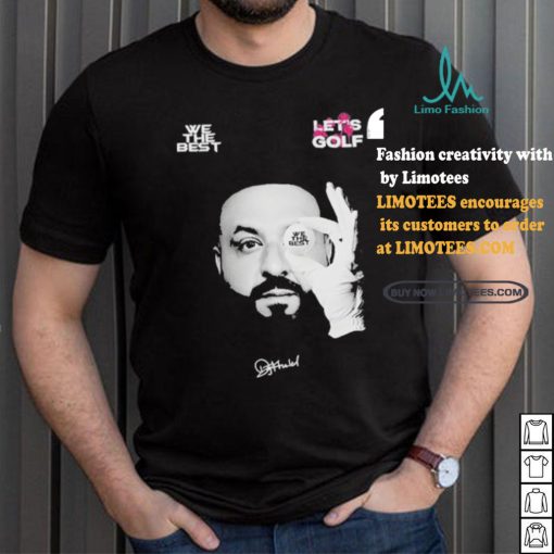 Official 2024 DJ KHALED Let’s Golf Black Photo Shirt