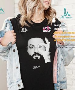 Official 2024 DJ KHALED Let’s Golf Black Photo Shirt