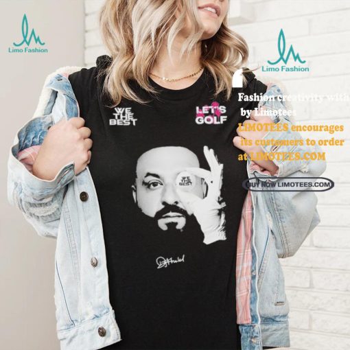 Official 2024 DJ KHALED Let’s Golf Black Photo Shirt
