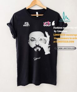 Official 2024 DJ KHALED Let’s Golf Black Photo Shirt