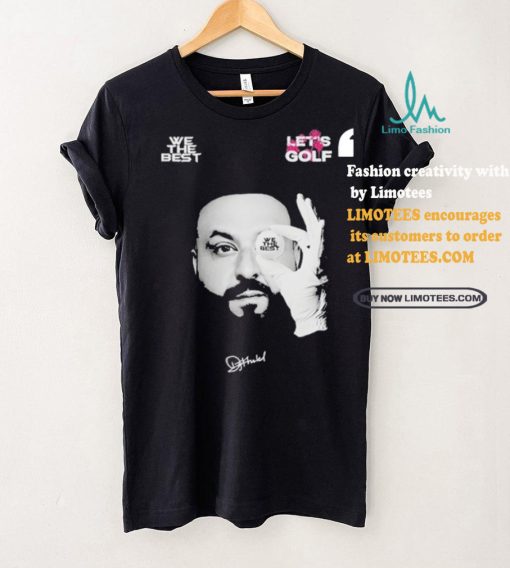 Official 2024 DJ KHALED Let’s Golf Black Photo Shirt