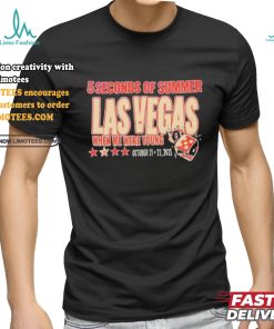 Official 5 Seconds Of Summer Las Vegas When We Were Young Dice T Shirts
