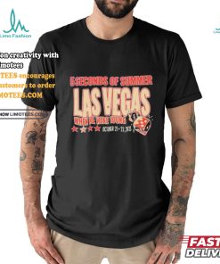 Official 5 Seconds Of Summer Las Vegas When We Were Young Dice T Shirts