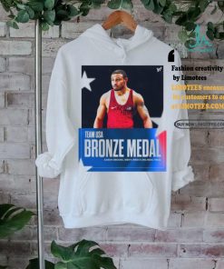 Official Aaron Brooks Team USA Bronze Medal Men’s Wrestling 86Kg Final Paris Olympic 2024 Poster t shirt