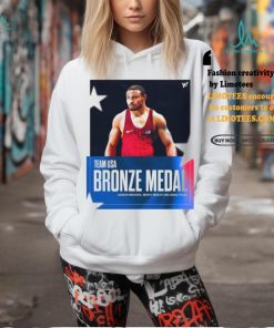 Official Aaron Brooks Team USA Bronze Medal Men’s Wrestling 86Kg Final Paris Olympic 2024 Poster t shirt