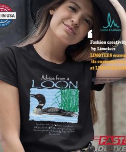 Official Advice From A Loon spend time at the lake t shirt