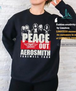 Official Aerosmith Peace Out The Farewell Tour Shirt