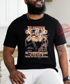 Official Alabama Band 55th Anniversary 1969 2024 Signature Thank You For The Memories Unisex T Shirt